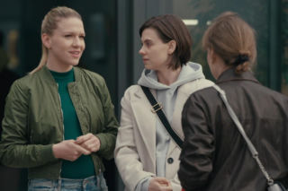 Na dobre i na złe odc. 998. Blanka (Pola Gonciarz), Zuza (Aurora Lipartowska), Dorota (Magdalena Wróbel)