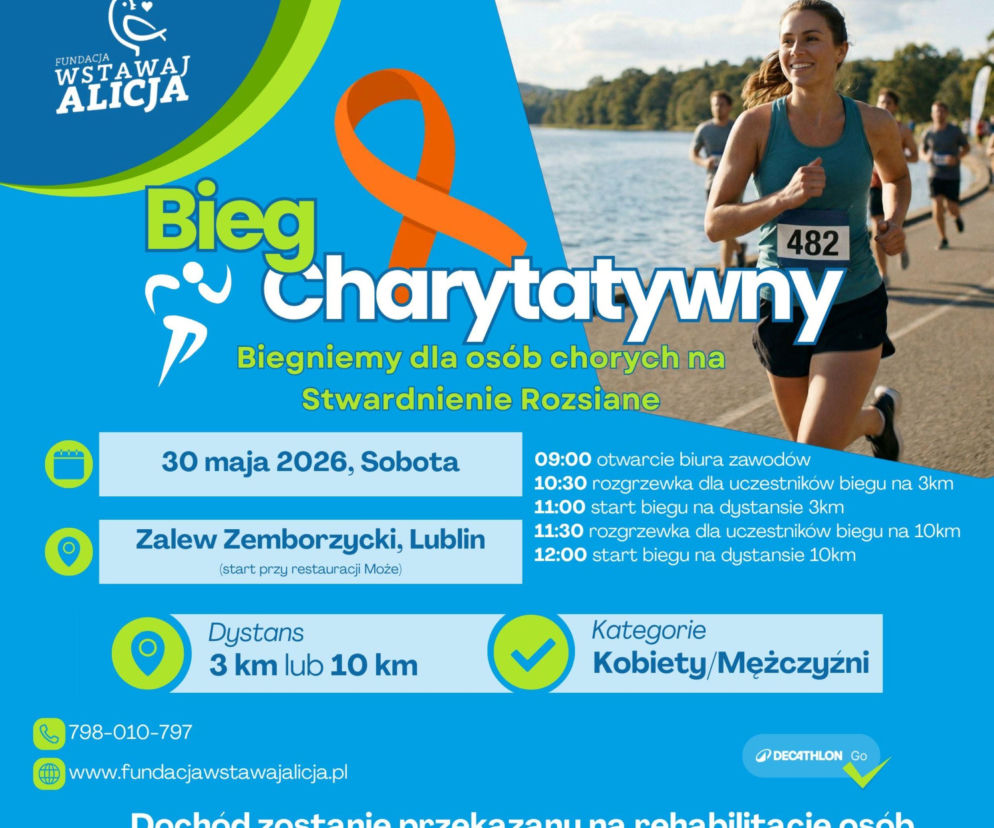 Lublin - biegi charytatywne dla osób z SM