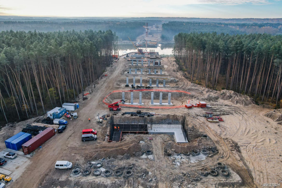 Nowy most na  Bugu w ciągu S19