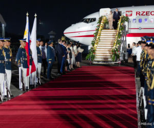 Filipiny urządziły Nawrockim huczne powitanie. Były tańce i czerwony dywan