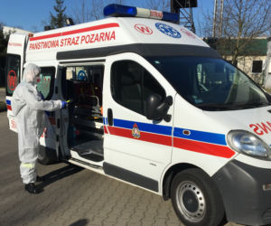 Tak służby przyjeżdżają po próbki