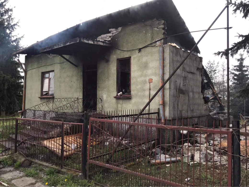 Potężny wybuch gazu w Grójcu