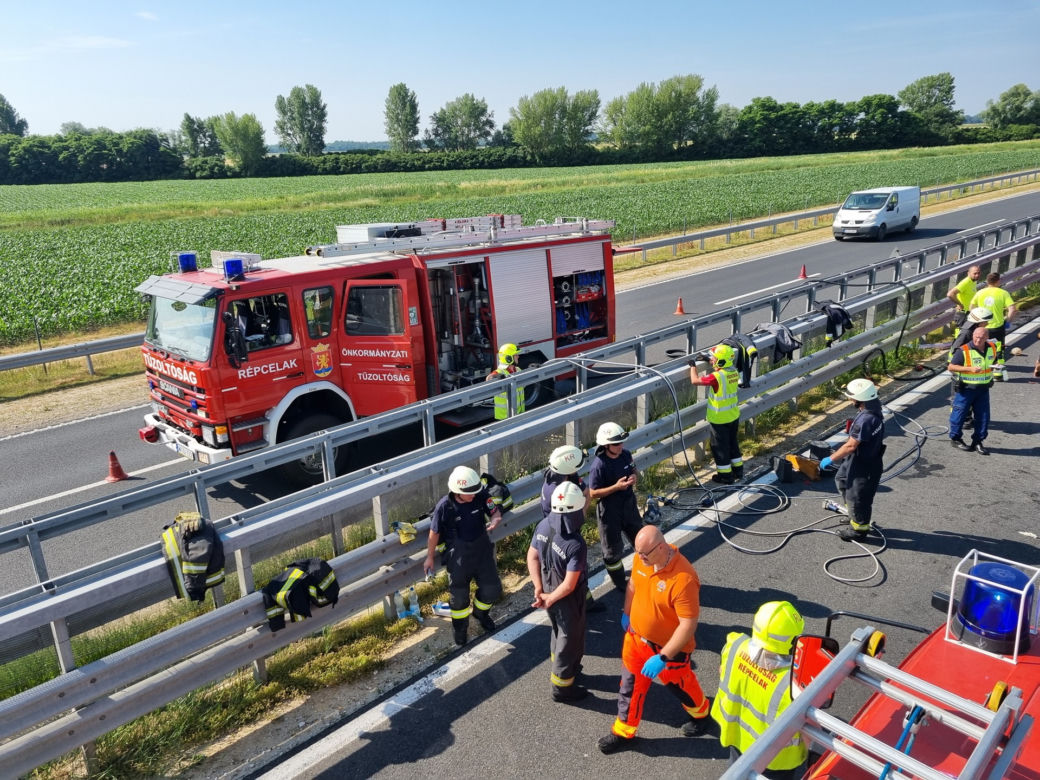 Wypadek rodziny z Włocławka na Węgrzech