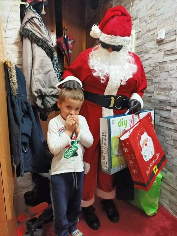Mikołaj w domach mieszkańców Starachowic, w szkołach i przedszkolach