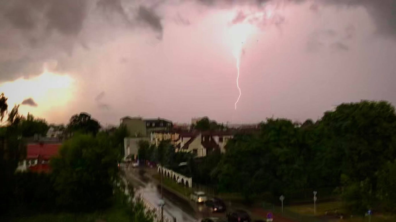 Wielka nawałnica w Warszawie