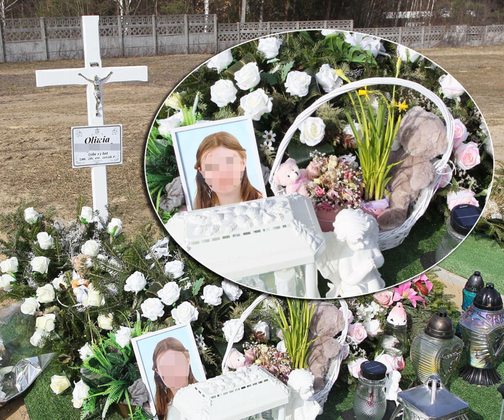 Miesiąc po pogrzebie 13-letniej Oliwii. Widok jej grobu w Magdalence po prostu łamie serce