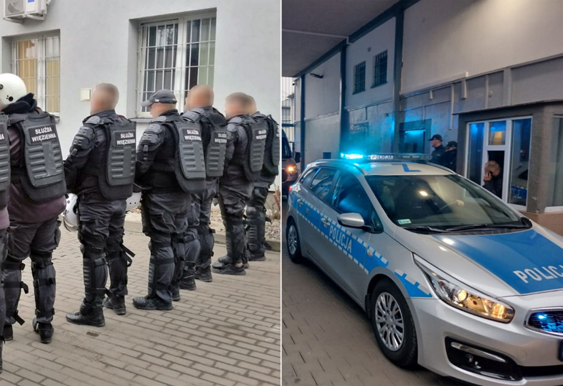 Format: Bunt więźniów i pożar celi. Ćwiczenia w Areszcie Śledczym na Służewcu