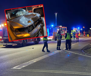 Tragedia pod Warszawą. Volkswagenem wbił się w pieszego