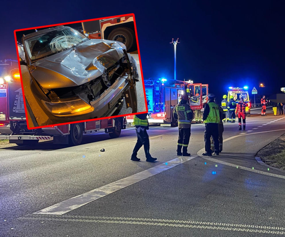 Volkswagen wjechał w pieszego. 42-letni obywatel Ukrainy nie żyje