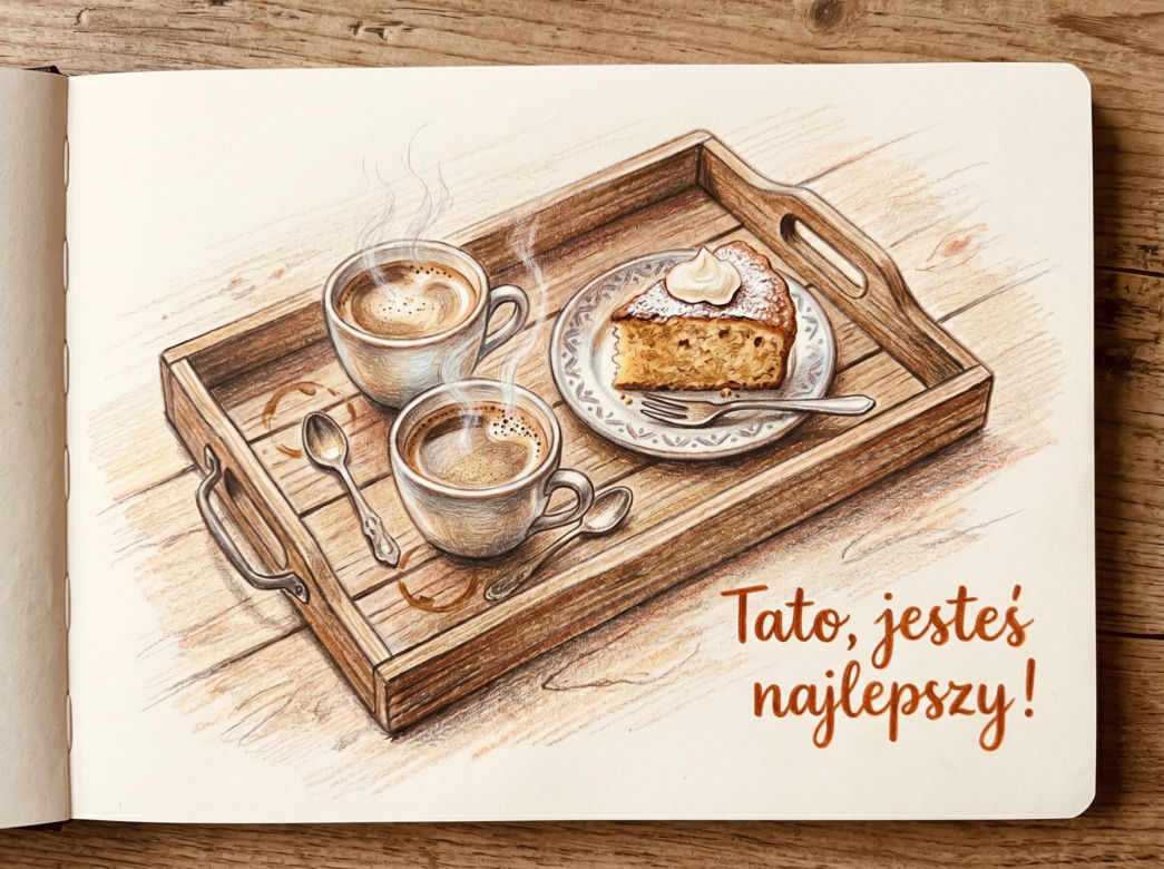 Kartka z życzeniami na Dzień Ojca