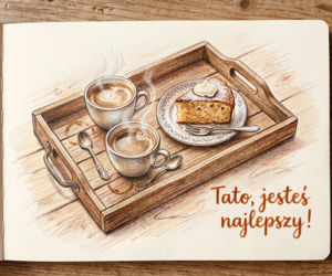 Kartka z życzeniami na Dzień Ojca