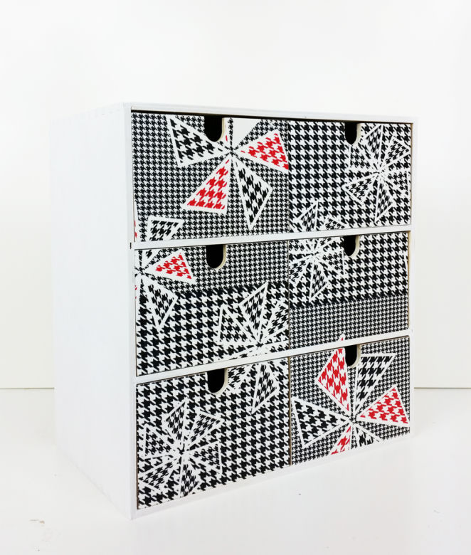 monikomoda ozdobiona decoupage DIY