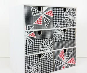 monikomoda ozdobiona decoupage DIY