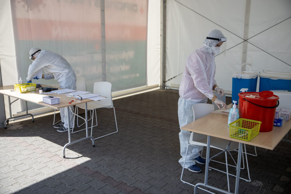 Punkt pobrań odpłatnych testów na koronawirus