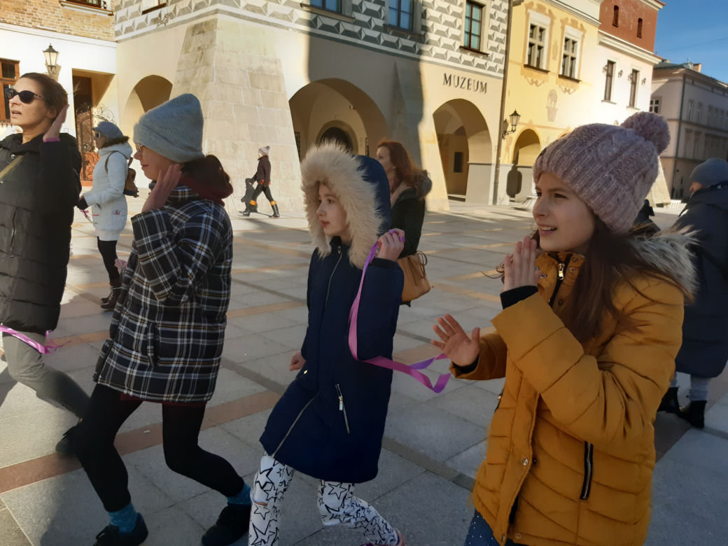 Taniec przeciw przemocy w Tarnowie