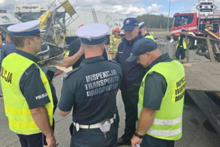 Tragiczny wypadek na autostradzie A1 w Mykanowie