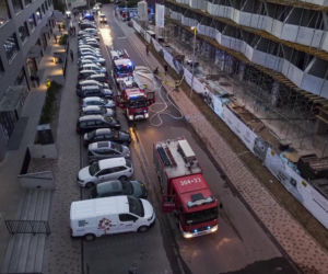 Wrocław. Pożar budynku przy ul. Rychtalskiej