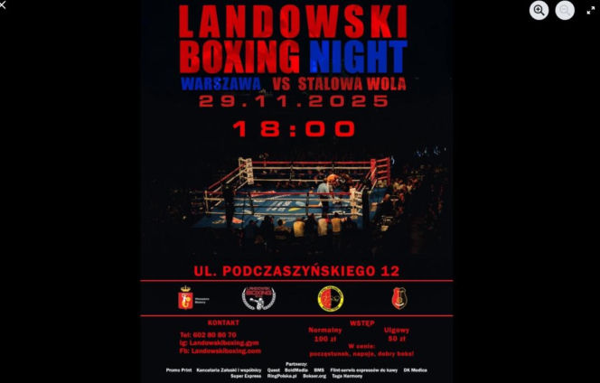 Gala Landowski Boxing Night w Warszawie. Na ring wejdą młode talenty, a na trybunach mistrz!