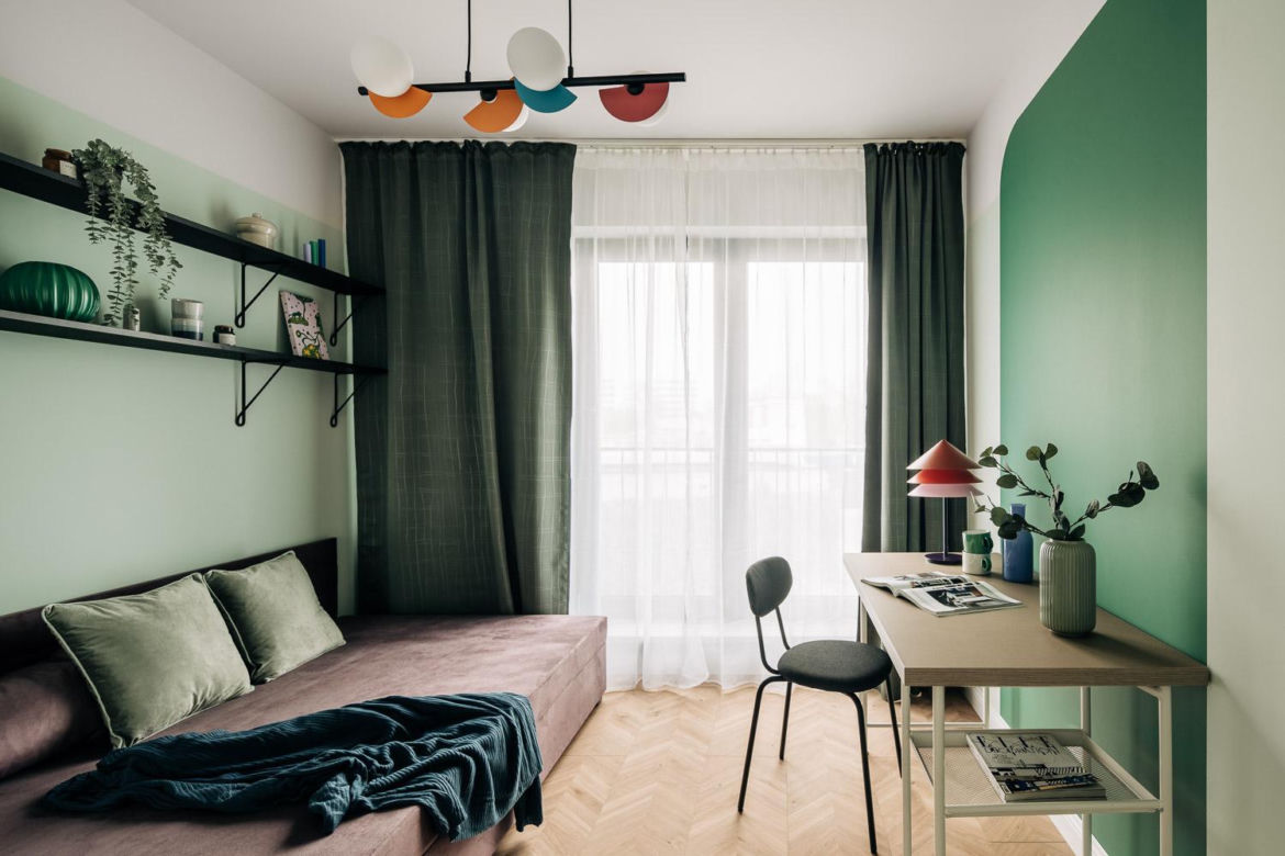 Studenckie mieszkanie w Krakowie - projekt Leydo Tandem Studio