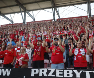 Kibice na meczu Widzew Łódź - Piast Gliwice