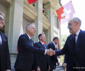 Marta Nawrocka w Szwajcarii
