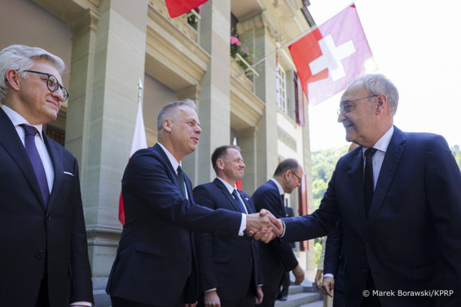 Marta Nawrocka w Szwajcarii