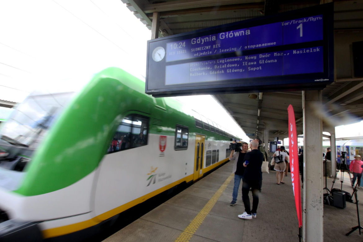 Pociąg "Słoneczny" już wozi nad morze 