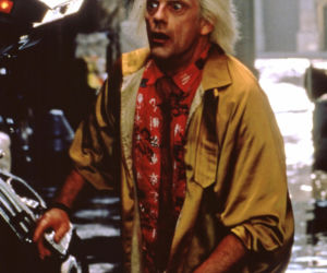 Michael J. Fox i Christopher Lloyd. Powrót do przyszłości/Back to the Future, komedia SF, USA 1985, reż. Robert Zemeckis