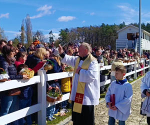 Konna święconka w Szczecinie