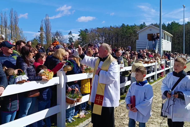 Konna święconka w Szczecinie