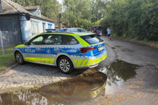 Drzewo runęło na dom na Osiedlu Pryjaźń