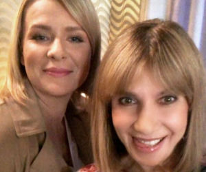 Pierwsza miłość za kulisami. Grażyna Wolszczak (Grażyna), Aneta Zając (Marysia) na Instagramie