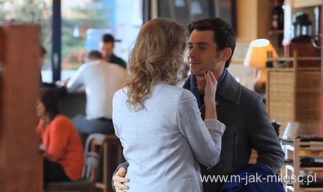 M JAK MIŁOŚĆ. ANNA (Tamara Arciuch), MAREK (Kacper Kuszewski)