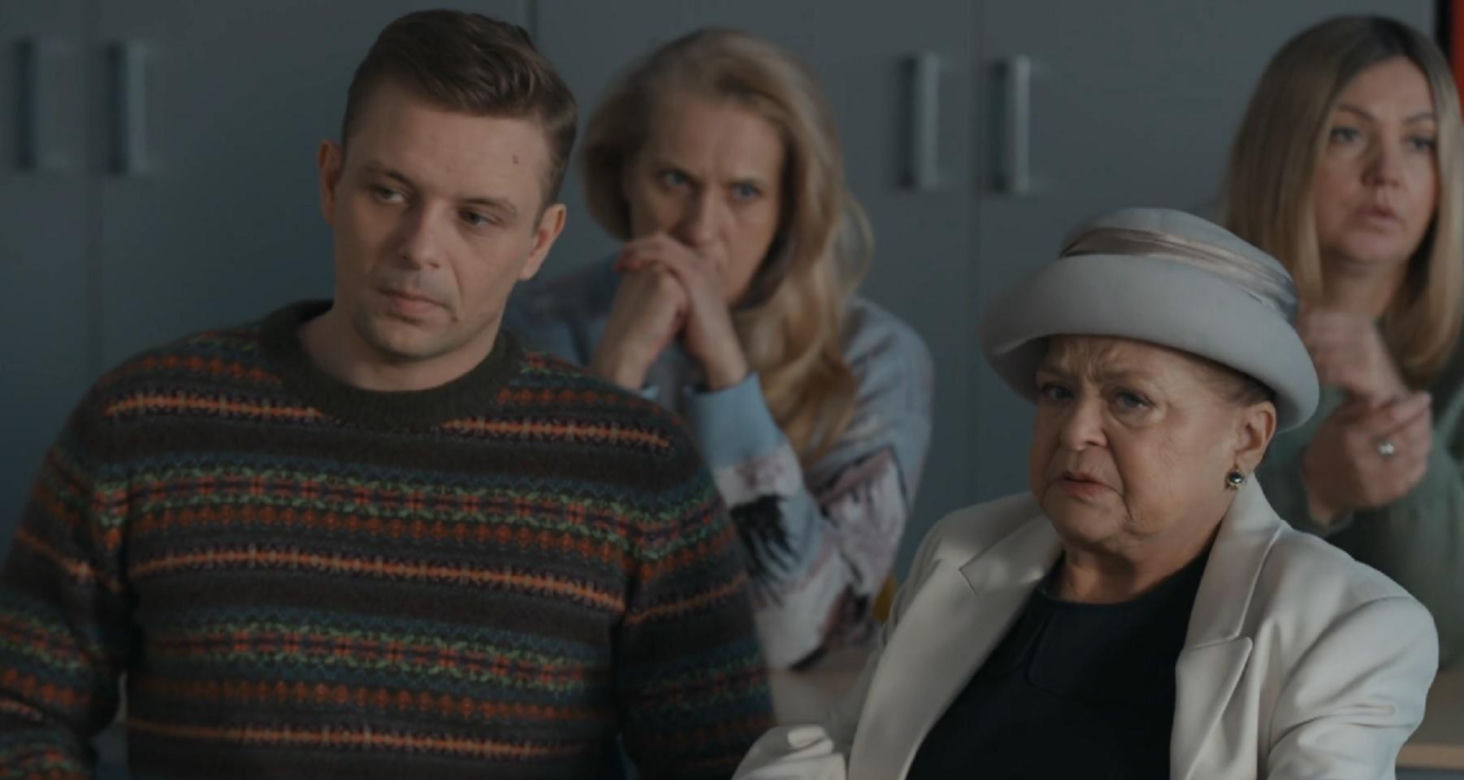 Barwy szczęścia odc. 3389. Hubert (Marek Molak), Lucyna (Grażyna Zielińska)