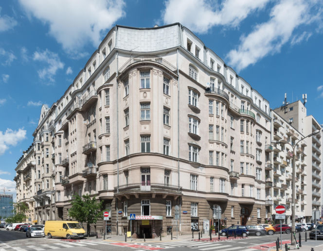 Kamienica przy ul. Nowogrodzkiej 40 w Warszawie, widok współczesny