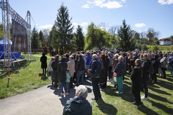 Politycy na pogrzebie Łukasza Litewki