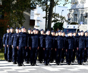 Ślubowanie nowych funkcjonariuszy podlaskiej policji