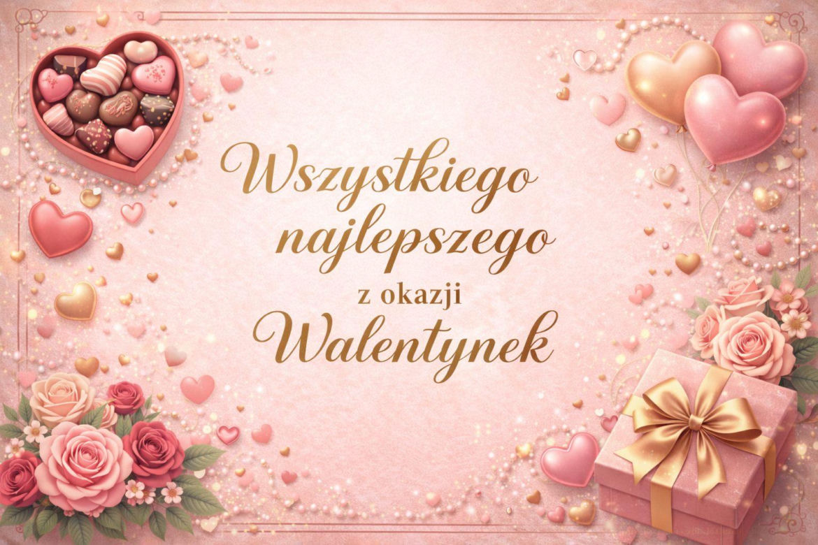 Kartki na Walentynki 2026. Najładniejsze wzory i pomysły na życzenia