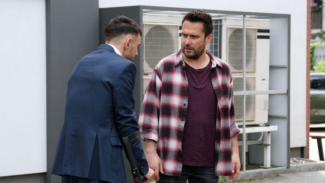 Barwy szczęścia odc. 3260. Damian (Michał Lesień-Głowacki), Mirek (Oliwier Kozłowski)