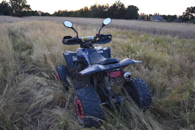 Tragiczny wypadek 14-latka na quadzie. Reanimowali go świadkowie i policjanci