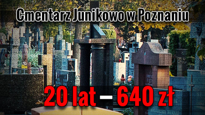 Cmentarz Junikowo w Poznaniu – 20 lat - 640 zł