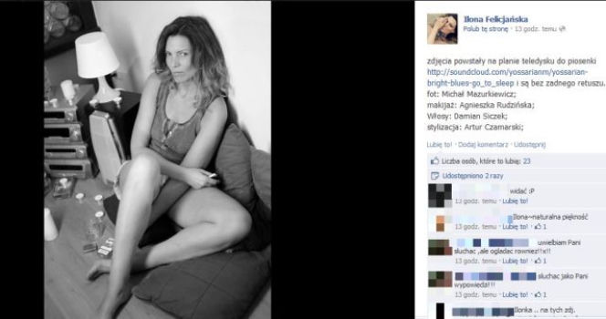 Ilona Felicjańska BEZ MAKIJAŻU i RETUSZU - ZDJĘCIA