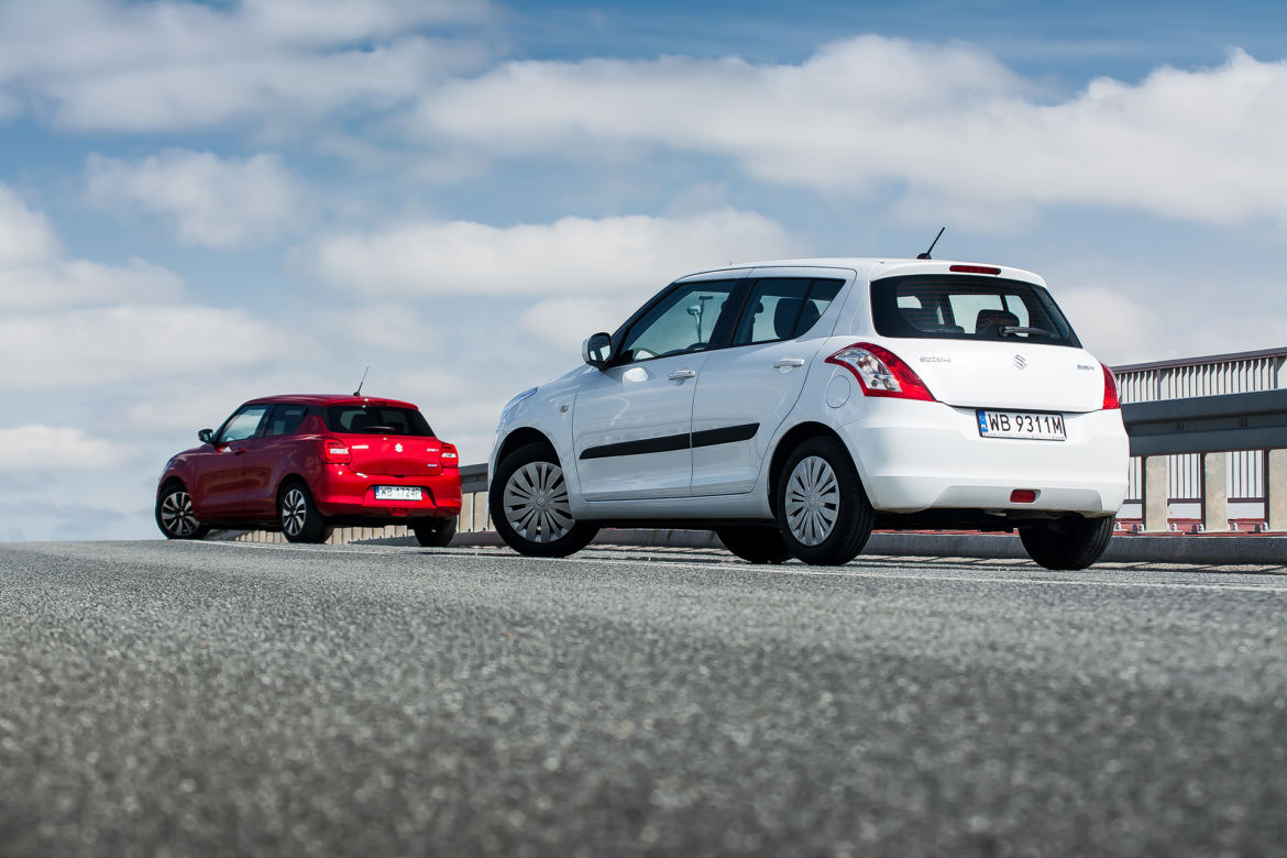 Dwie generacje Suzuki Swift