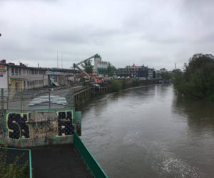Zawalił się fragment nabrzeża Odry