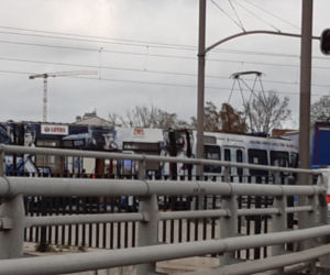 Gdańsk: Zderzenie tramwaju z tirem