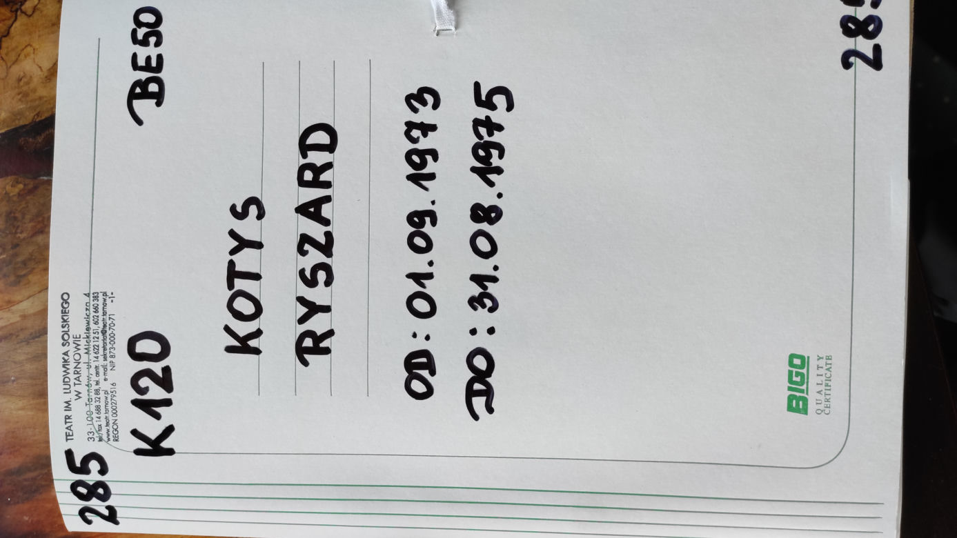 Nie żyje Ryszard Kotys. Zobacz zdjęcia z czasów jego pracy w Tarnowie