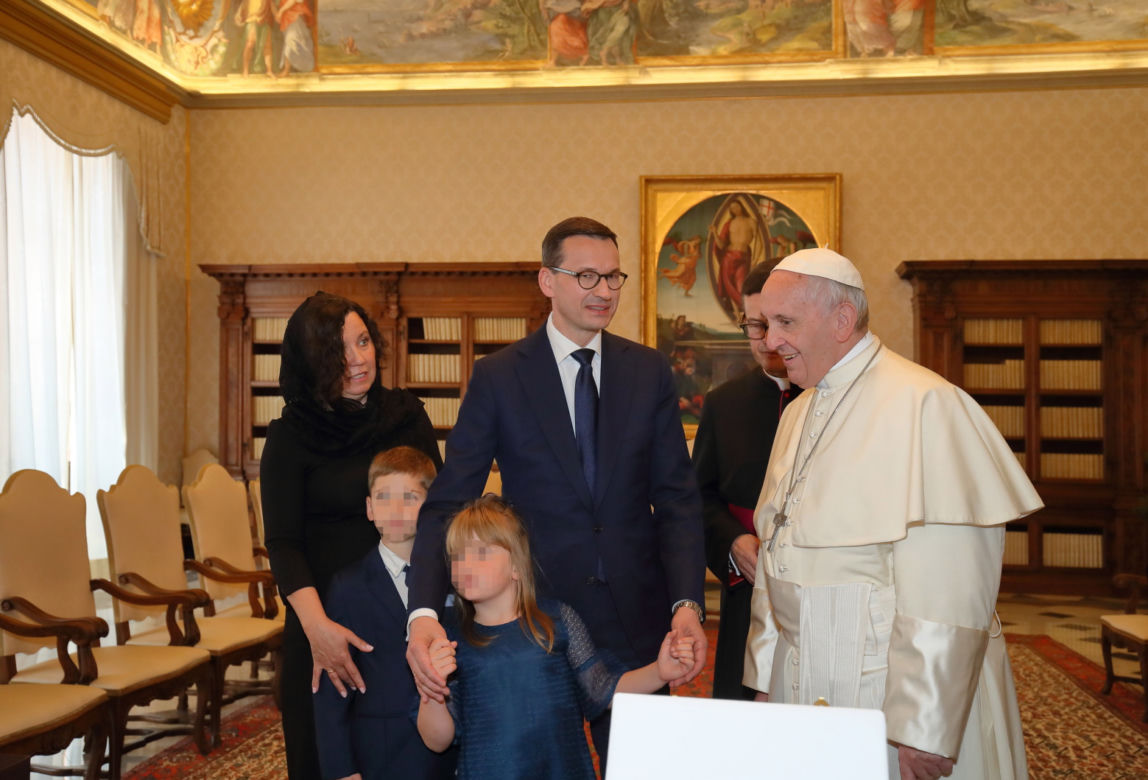 Mateusz Morawiecki z dziećmi