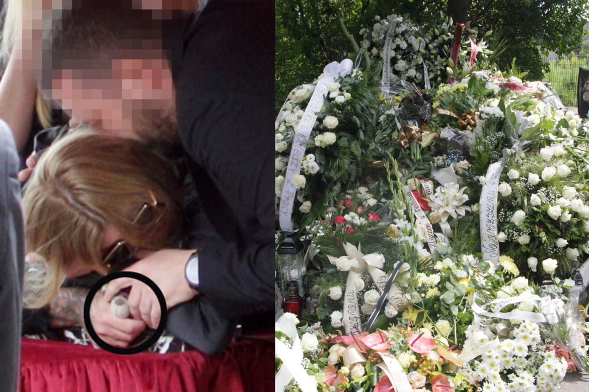 Sylwia Peretti trzymała to podczas pogrzebu Patryka. Poruszające, to musiało być ważne dla jej syna