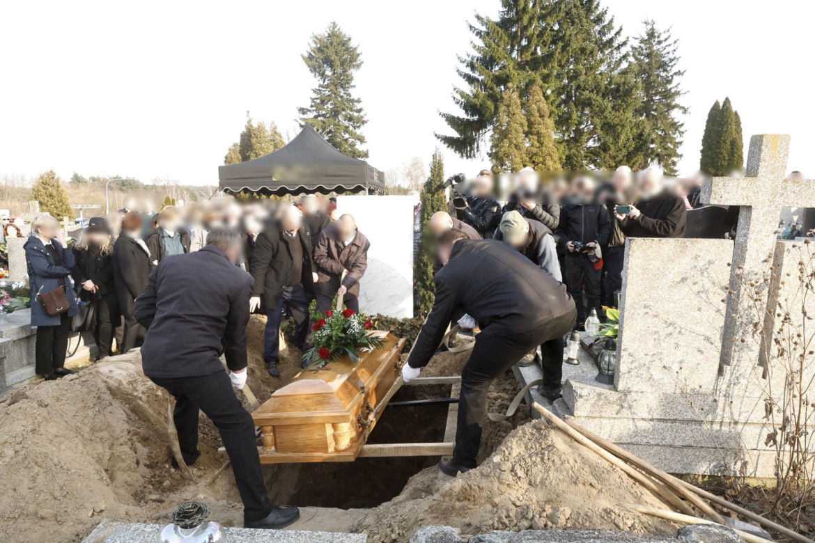 Pogrzeb fotoreportera Adama Chełstowskiego