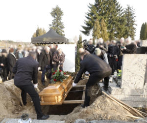 Pogrzeb fotoreportera Adama Chełstowskiego